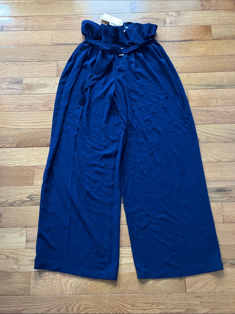 NWT - JustFab Women’s Navy Blue Wide Leg Dress Pant Trousers - XL